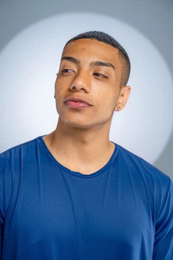Camiseta Poliamida Azul Marinho - Imagem 7