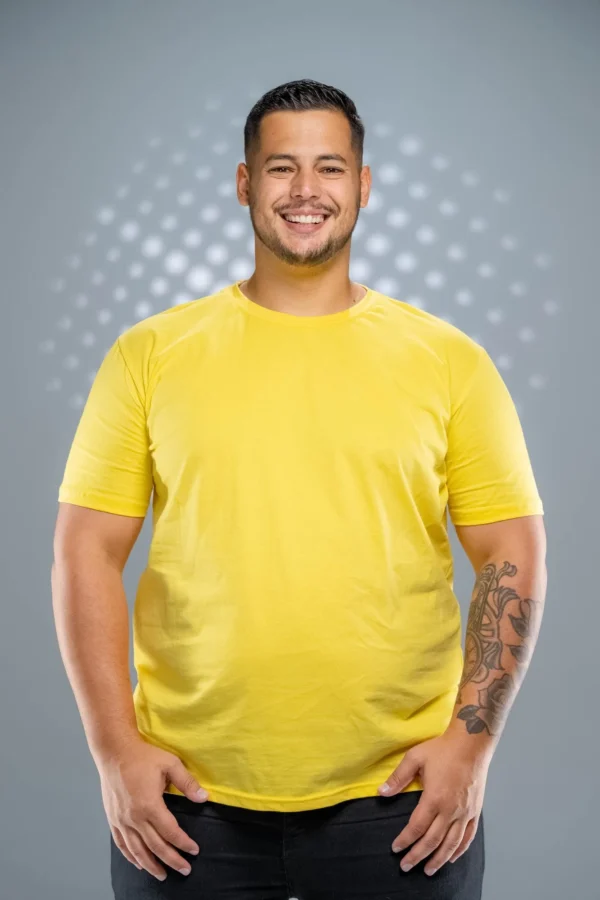 Camiseta Plus Size Amarelo Canário-(165g/m²)