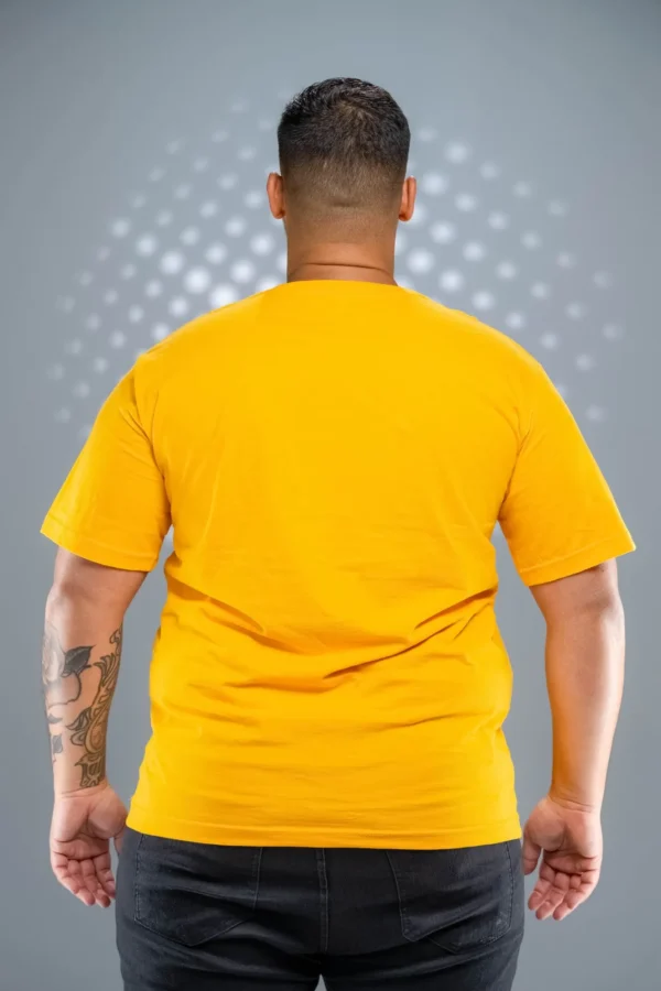 Camiseta Plus Size Amarelo Ouro-(165g/m²) - Imagem 7