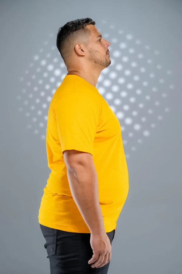 Camiseta Plus Size Amarelo Ouro-(165g/m²) - Imagem 6