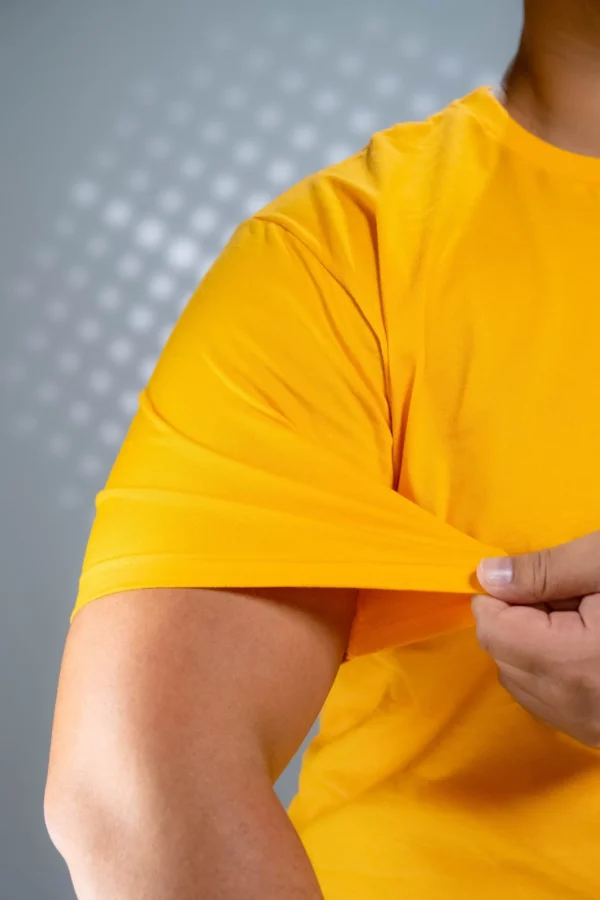 Camiseta Plus Size Amarelo Ouro-(165g/m²) - Imagem 5