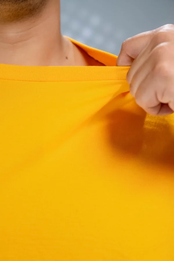 Camiseta Plus Size Amarelo Ouro-(165g/m²)