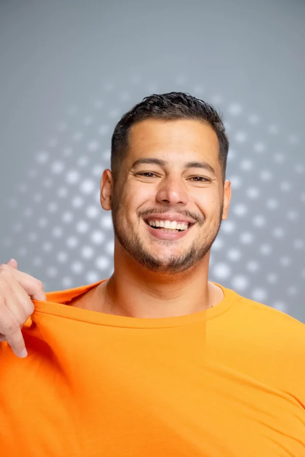 Camiseta Plus Size Laranja-(165g/m²) - Imagem 3