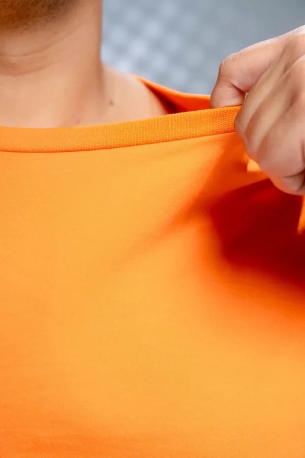 Camiseta Plus Size Laranja-(165g/m²) - Imagem 2