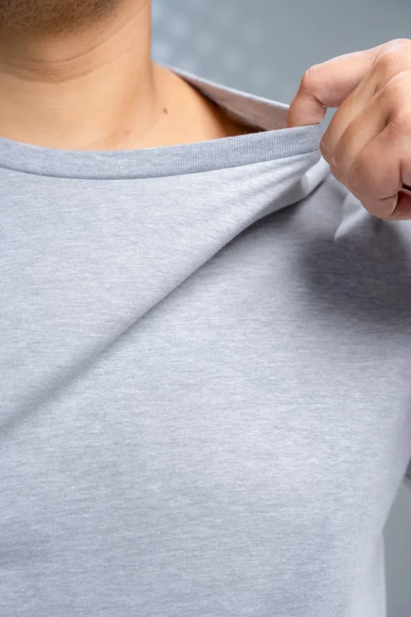 Camiseta Plus Size Cinza 165g/m²