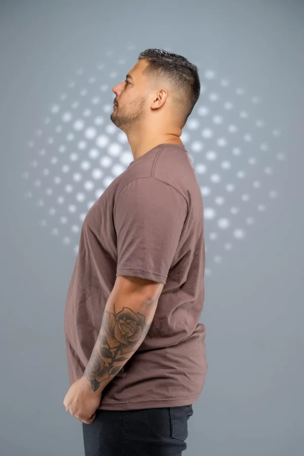 Camiseta Plus Size Marrom-(165g/m²) - Imagem 8