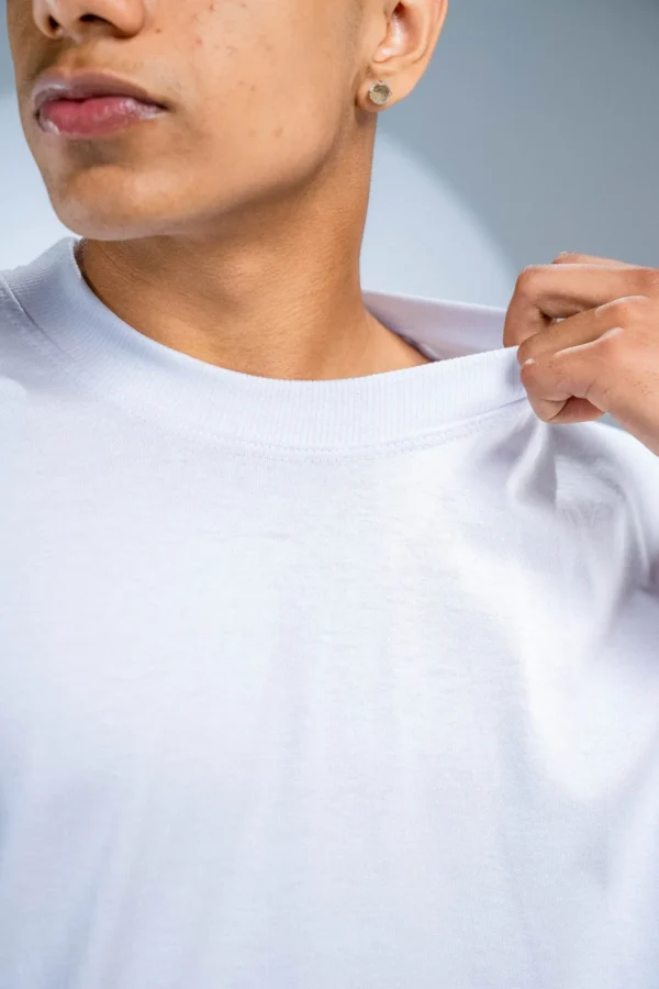 Camiseta Oversized Branca - (240g/m²) - Imagem 9