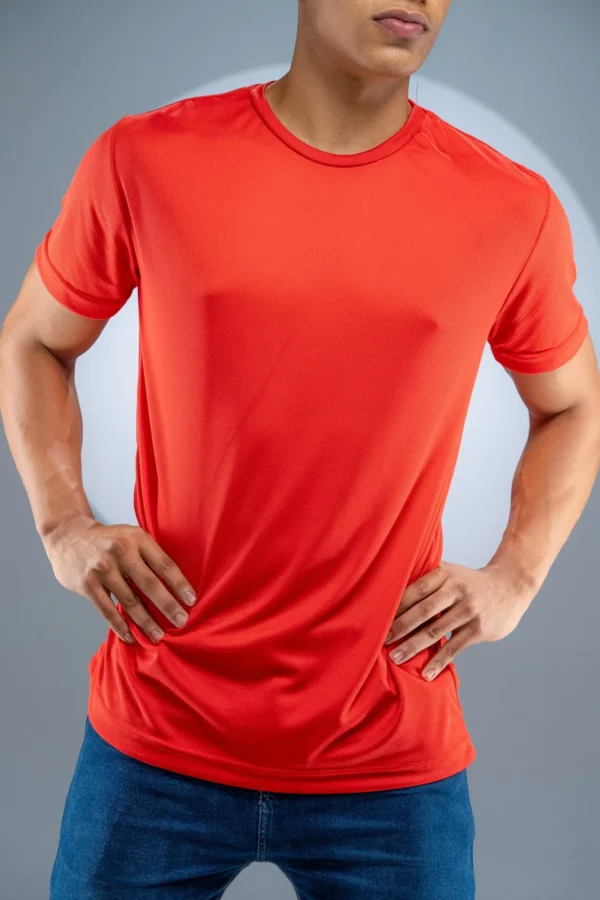 Camiseta Dry Fit Vermelha - Imagem 5