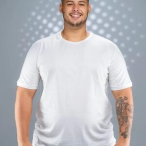 Camiseta Plus Size Off White - 165g/m²