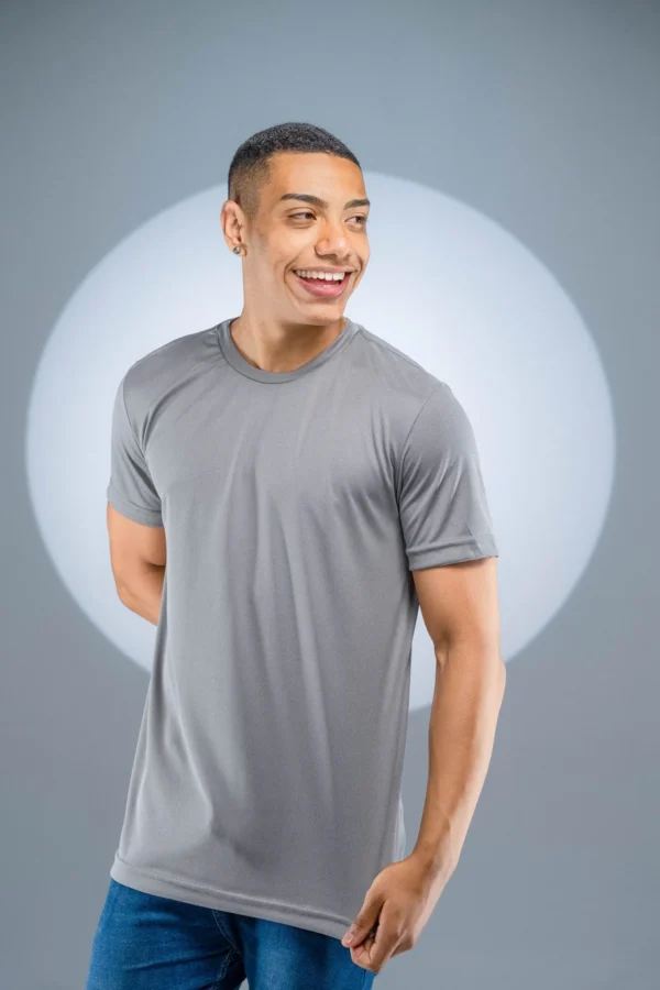 Camiseta Dry Fit Cinza Chumbo - Imagem 7