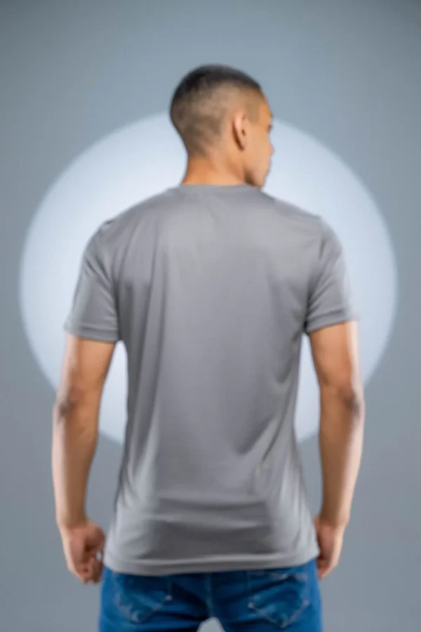 Camiseta Dry Fit Cinza Chumbo - Imagem 6