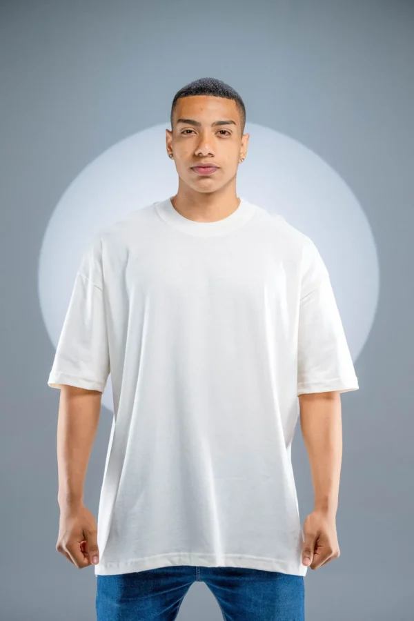 Camiseta Oversized Off White - (240g/m²) - Imagem 6