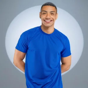 Camiseta Dry Fit Azul Royal