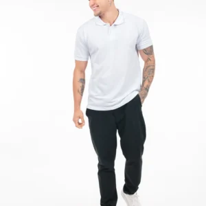 Camisa Gola Polo Piquet Branca
