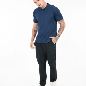Camisa Gola Polo Piquet Azul Marinho