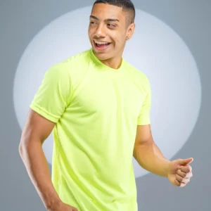 Camiseta Dry Fit Amarelo Flúor