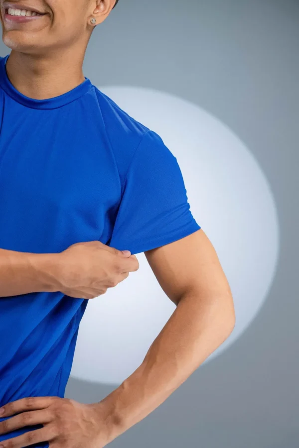 Camiseta Dry Fit Azul Royal - Imagem 3