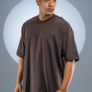 Camiseta Oversized Marrom