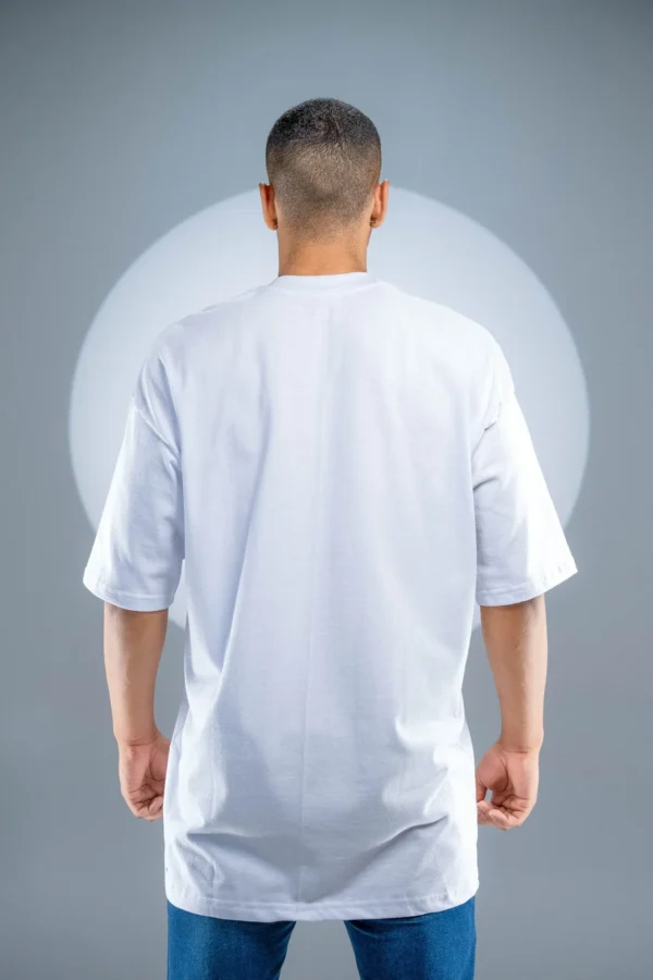 Camiseta Oversized Branca - (240g/m²) - Imagem 5