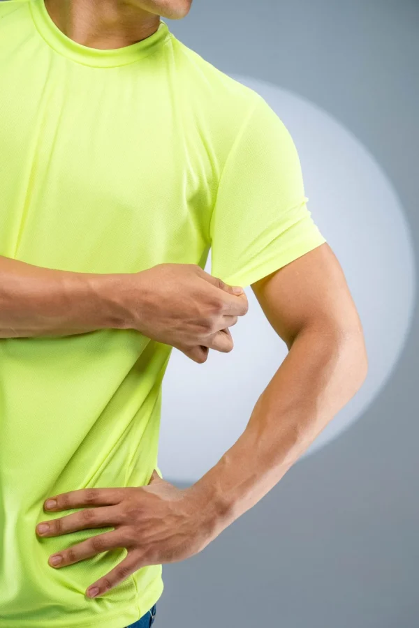 Camiseta Dry Fit Amarelo Flúor - Imagem 3