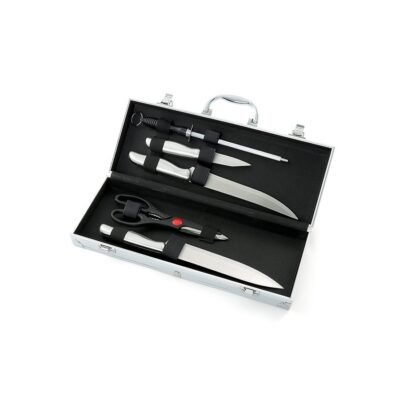 Kit Churrasco C/ 5 Peças Na Maleta