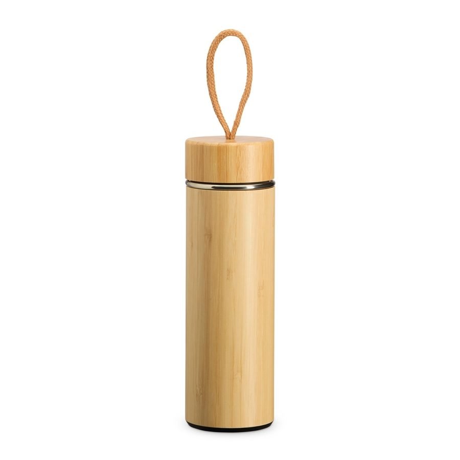 Garrafa Térmica Bambu 400Ml
