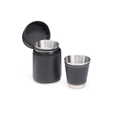 Kit Copo Inox 50Ml 4 Peças