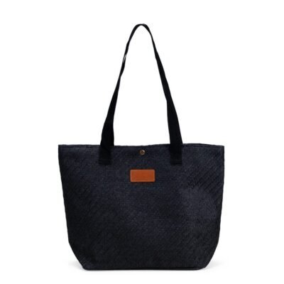 Bolsa Palha Trançada