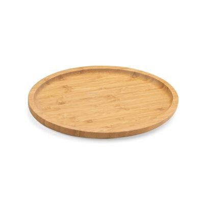 Petisqueira Oval de Bambu 28,5*20,5Cm