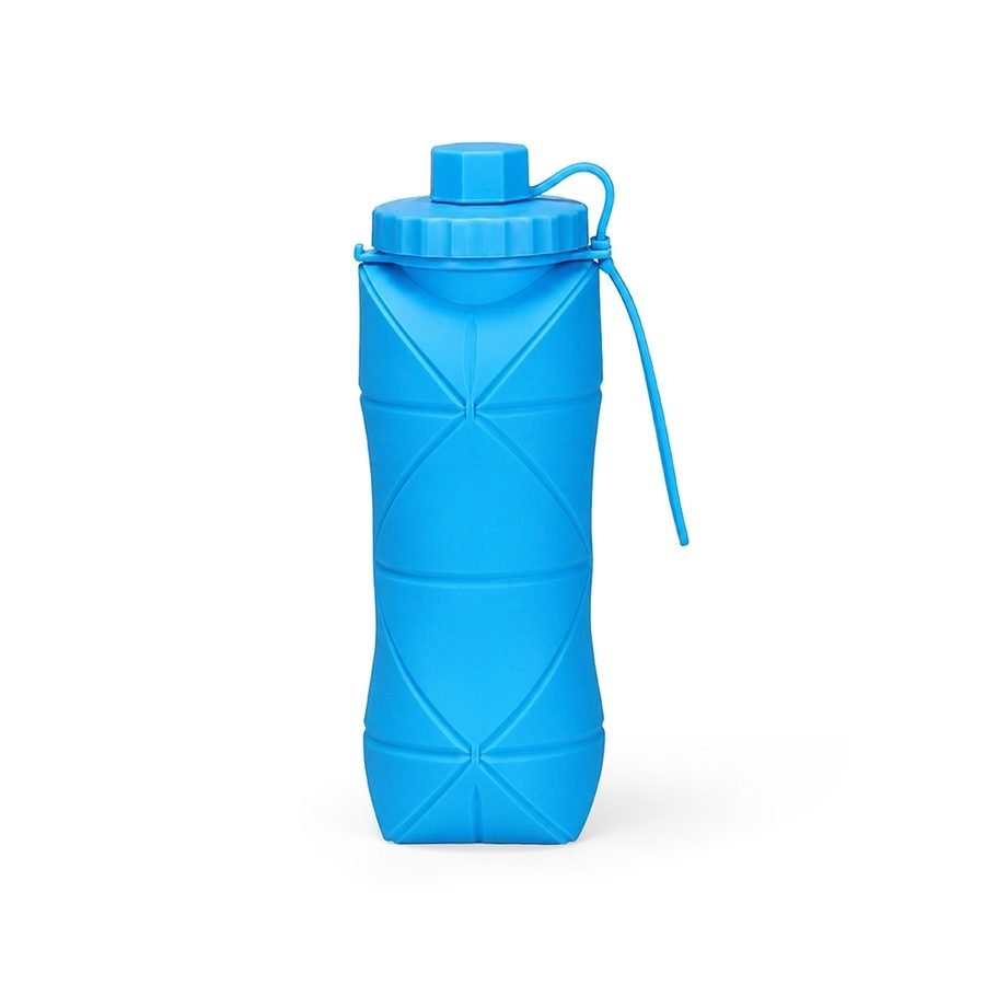 Garrafa Dobrável Silicone 600Ml