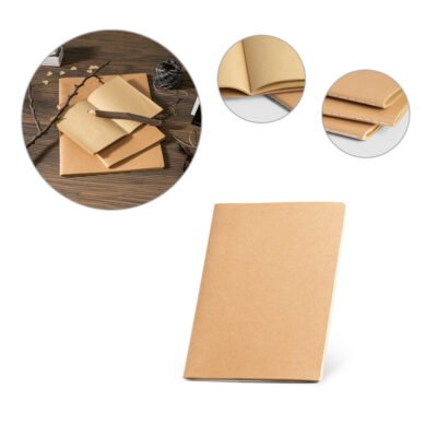 ALCOTT A5 II. Caderno A5 de capa flexível em cartão (250 g/m²) com páginas lisas