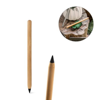 INFINITY. Caneta sem tinta em bambu com ponta de liga metálica