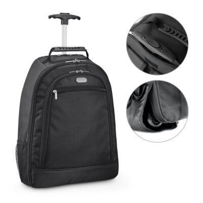 NOTE. Mochila trolley para notebook (15’6”) em 1680D e 300D com 2 rodas (24 L)