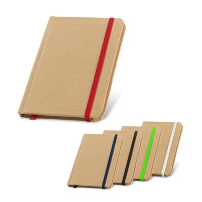 FLAUBERT. Caderno de bolso de capa dura em cartão 100% reciclado, com páginas lisas recicladas