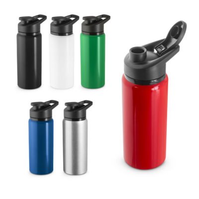 SHAWN. Squeeze esportiva em alumínio 100% reciclado com parede simples (660 mL)