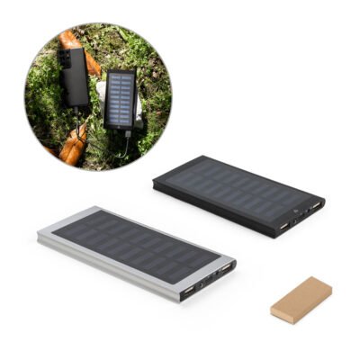 CLERK. Bateria portátil em alumínio 100% reciclado (8 000 mAh)