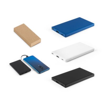 WIGNER. Bateria portátil em ABS 100% reciclado (4'000 mAh)