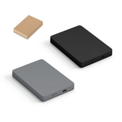 SMOOT 10. Bateria portátil com carregador por indução (wireless) em ABS 100% reciclado (10'000 mAh)