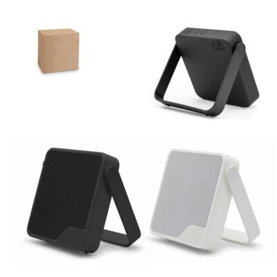 DIPSTER. Coluna portátil com proteção à prova d’água (IPX7) e autonomia de 11h (1’800 mAh), em ABS 100% reciclado
