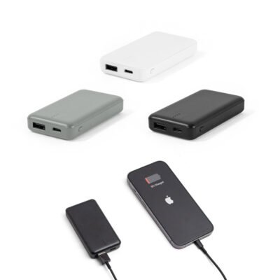 SHERYL. Bateria portátil em ABS 100% reciclado (4'000 mAh)