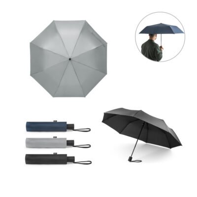 CIMONE. Guarda-chuva, dobrável, em poliéster 100% reciclado com abertura automática