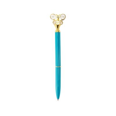 Caneta Metal Borboleta personalizada com logo