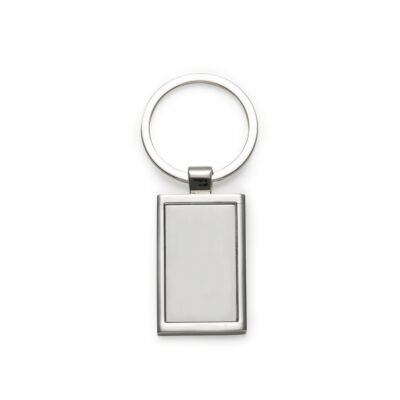 Chaveiro Metal Retangular personalizado com logo