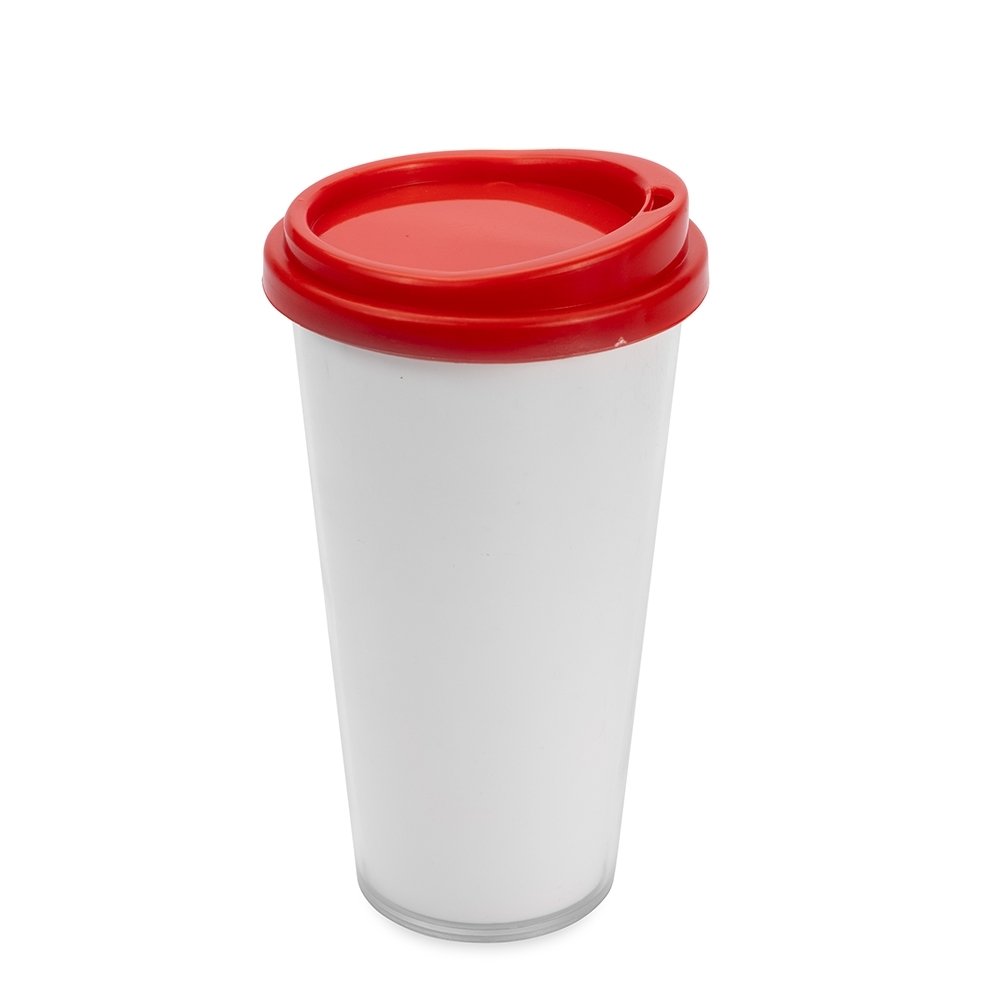 Copo Plástico Duplo 400Ml