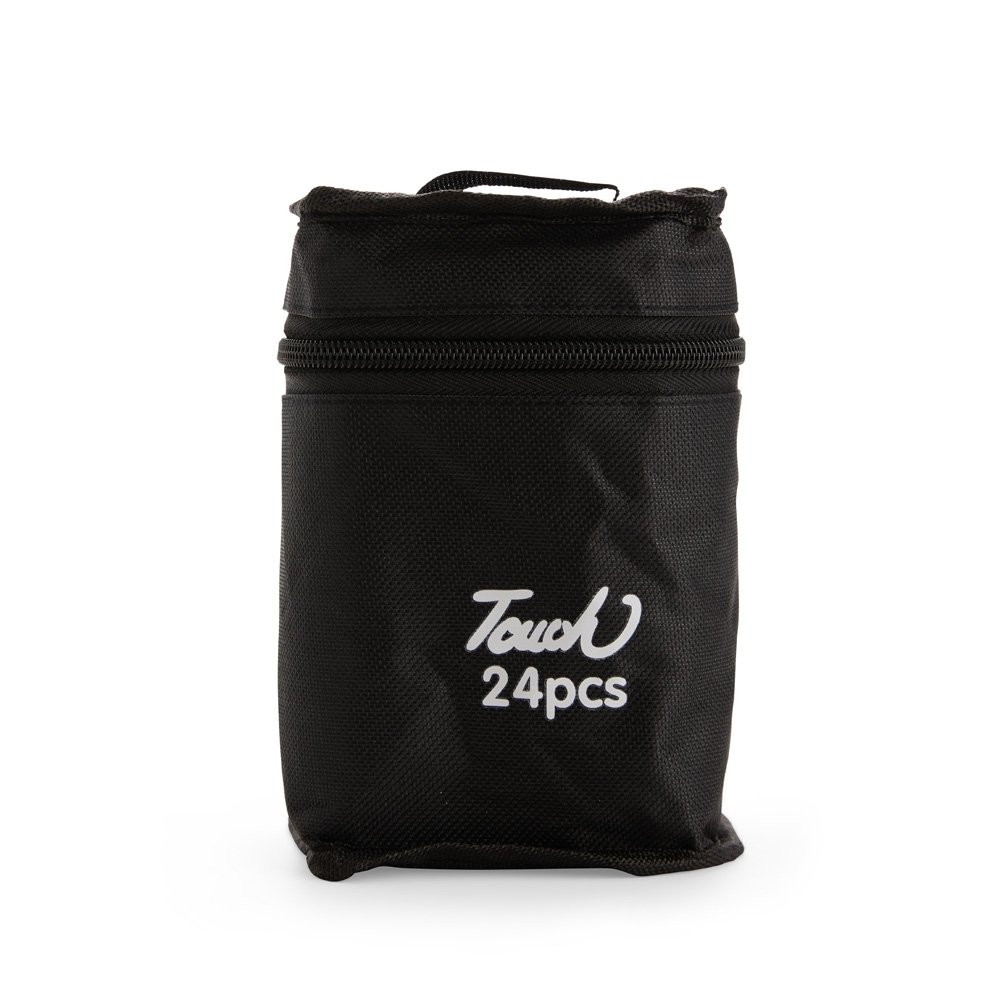 Kit Canetas Marcadoras Pontas Duplas 24 Cores personalizada com logo - imagem 8