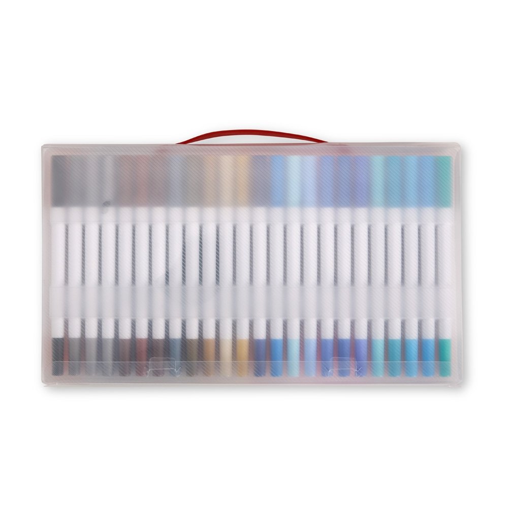 Kit Canetinhas Ponta Dupla 72 Cores Kit com 72 coloridas - imagem 5