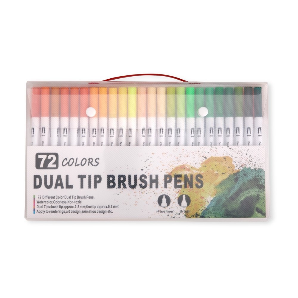 Kit Canetinhas Ponta Dupla 72 Cores Kit com 72 coloridas - imagem 6