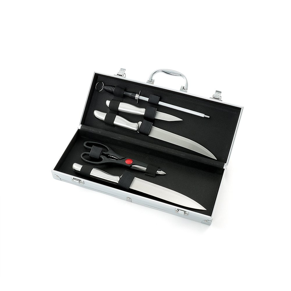 Kit Churrasco com 5 Peças Na Maleta - imagem 2