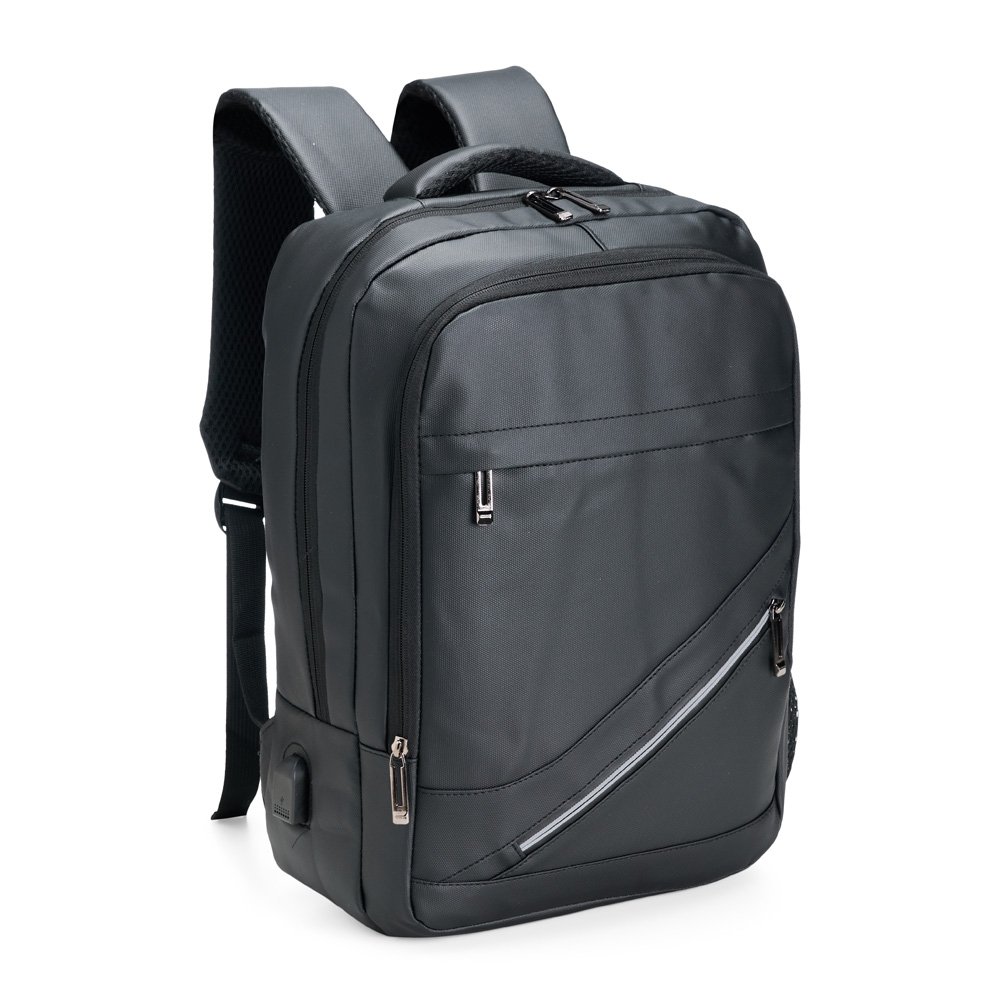 Mochila Couro Sintético 26 L em impermeável personalizada com logo - imagem 2