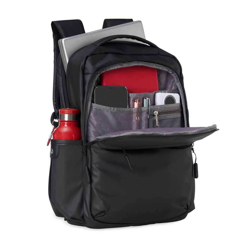 Mochila Couro Sintético Usb 20 L personalizada com logo - imagem 7